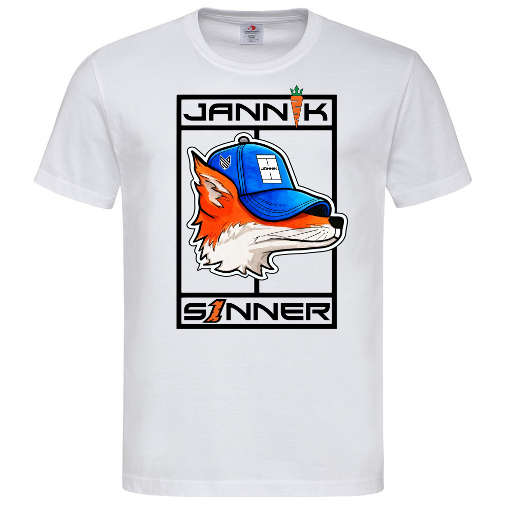 T-shirt Uomo 🥕The Fox 🦊 - BIANCA