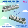 Ambigram 3d | Festa del Papà