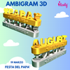 Ambigram 3d | Festa del Papà
